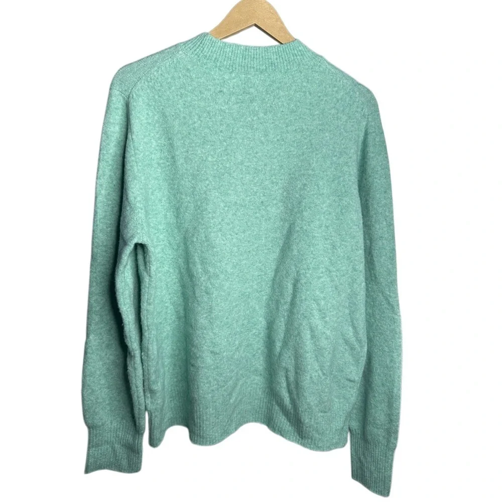 J.Crew | Extra Soft Sweater | Mint Green | Fuzzy Knit Crewneck | Size L